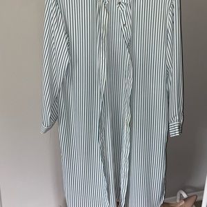 Striped Button Up Forever 21 Dress